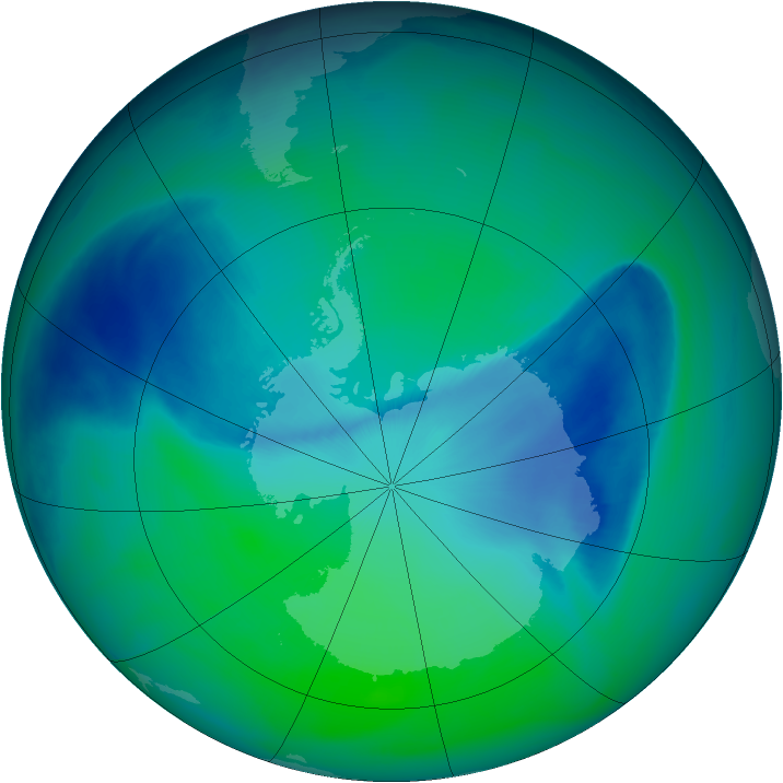 Ozone Map 2006-12-06